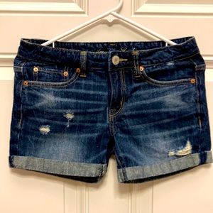American Eagle Distressed Jean Shorts 2